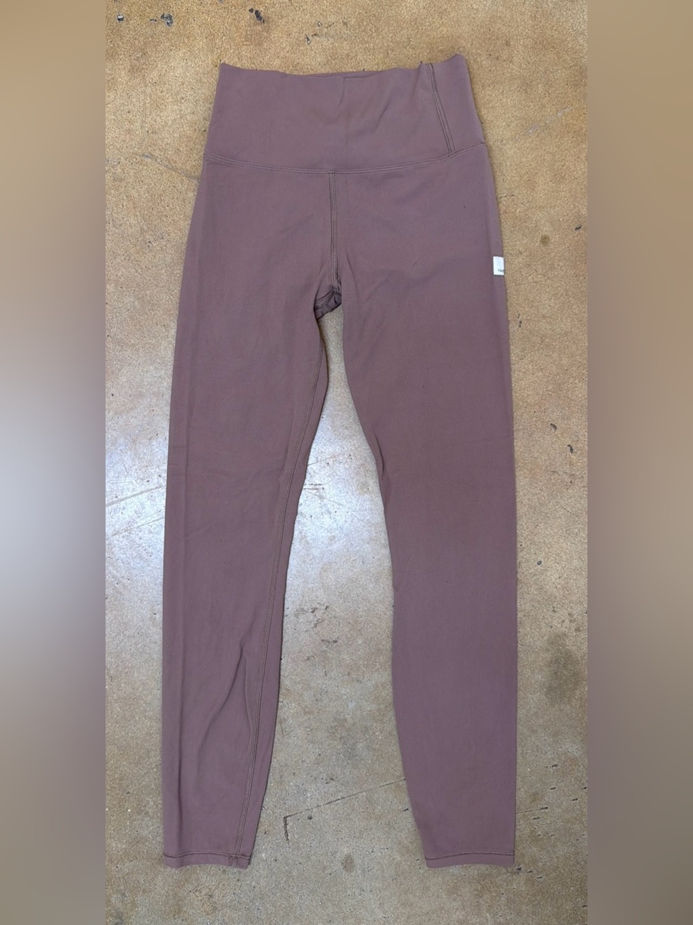 Vuori Women’s Leggings Size XS Brown High‑Rise Performance Stretch Athleisure